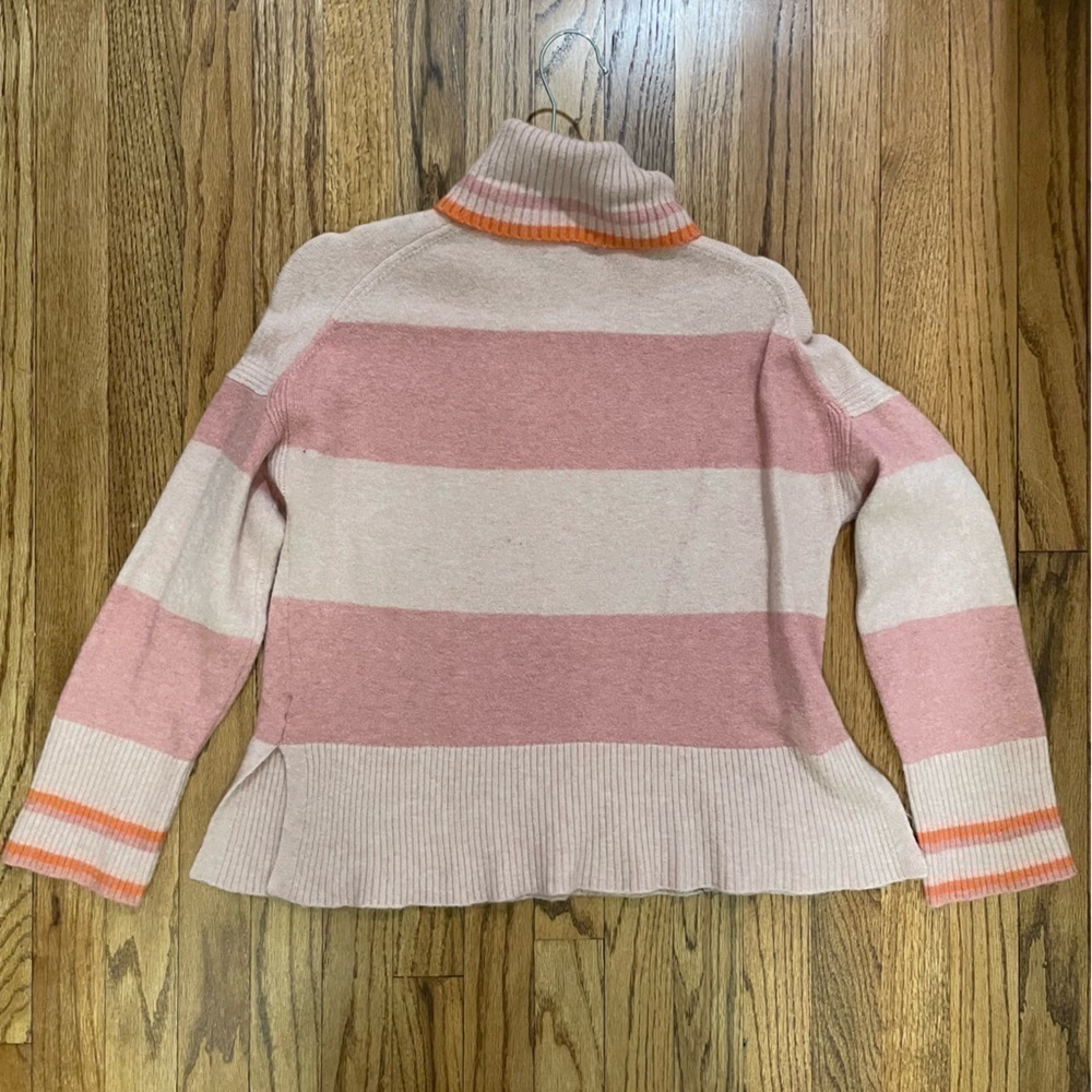 Women’s J. Crew striped turtleneck sweater, size XS - Picture 3 of 4